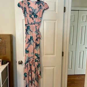 XIX Palms wrap dress, “size 1” (similar to 2-4)